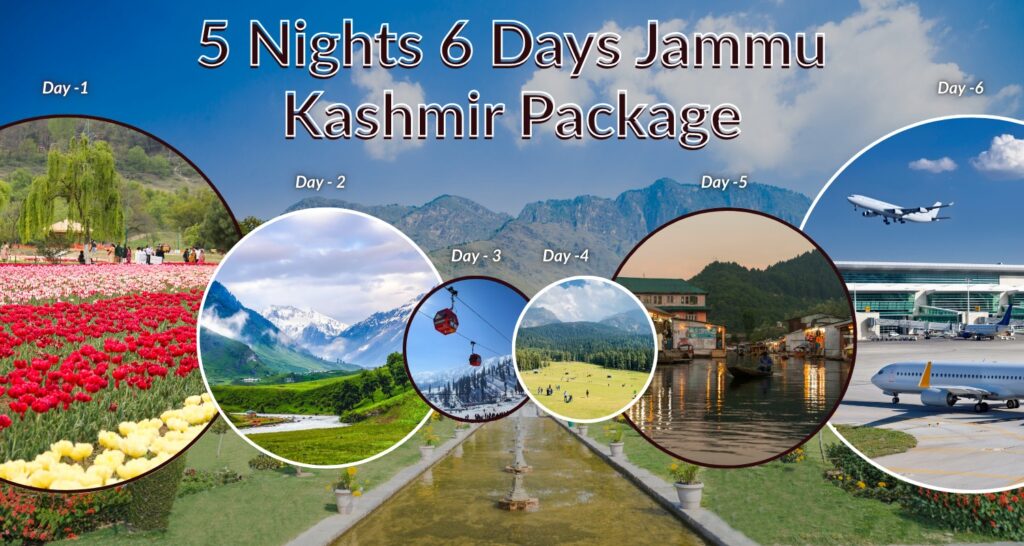 5 Nights 6 Days Jammu Kashmir Package