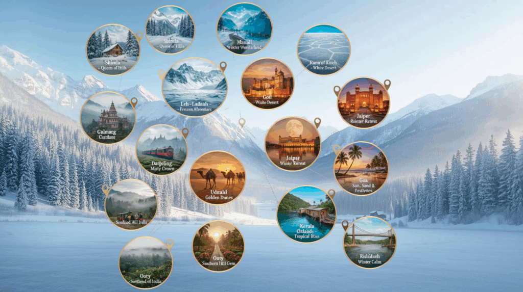 Top Winter Tourist Destinations in India