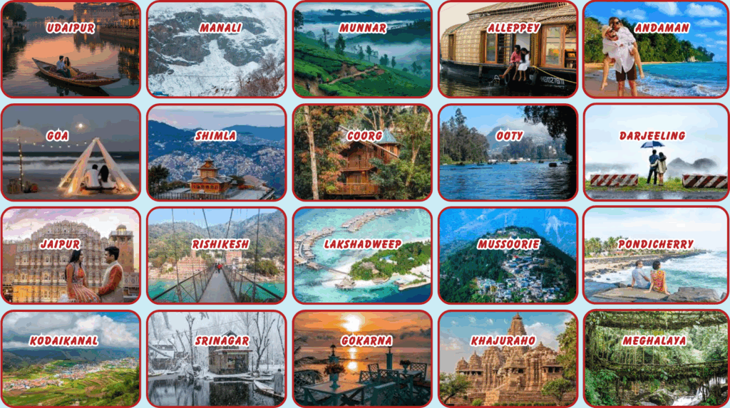 20 Romantic Destinations