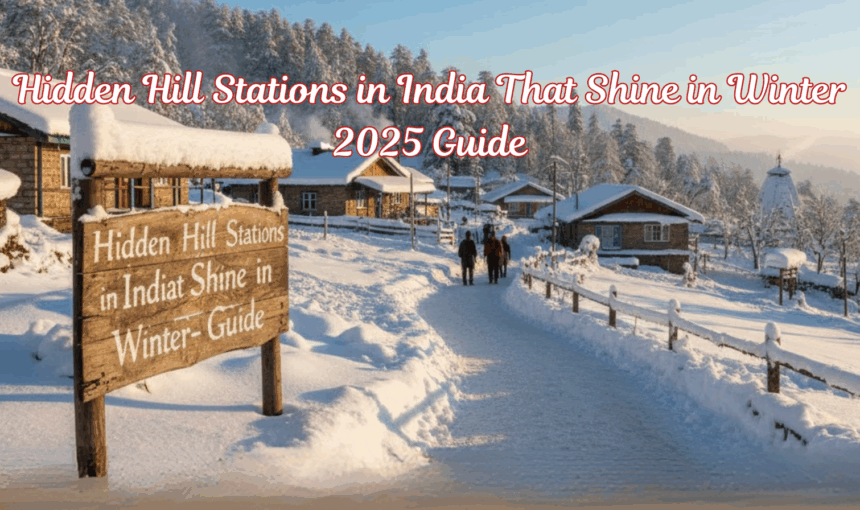 Hidden Hill Stations in India That Shine in Winter– 2025 Guide